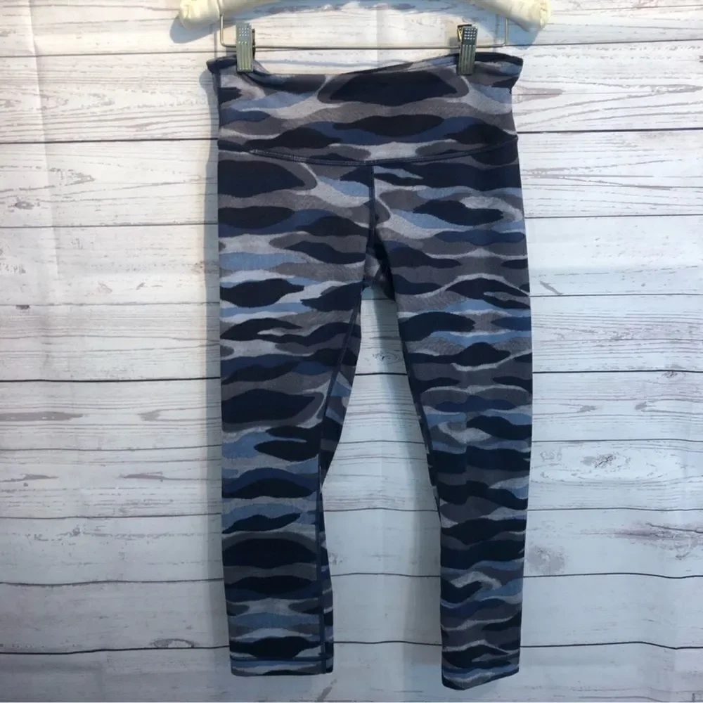 Lululemon Wunder Under Mini Coast Camo leggings 6